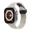 Adequado para Pulseira de Apple Watch S1-10 Geração Ultra Hermes Fivela Dobrável Monocromática Pulseira Esportiva de Silicone