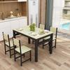 Mesa y silla de comedor para restaurante de aperitivos, restaurante de fideos, cantina comercial, tienda de desayunos, restaurante de comida rápida para el hogar, mesa rectangular