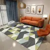Nueva Alfombra de Piso Sala de Estar Dormitorio Lujo Ligero Alta Calidad Simple Cobertura Total Sofá Alfombra de Piso Grande Mesa de Café Limpiable Alfombra de Mesita de Noche