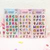 Stickers de dibujos animados, stickers de recompensa para niños, stickers 3D en relieve, espacio, flor, fruta, vestir, flor y hierba, stickers de burbujas, estilo coreano