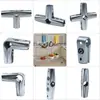 Conector Fixo para Tubo Redondo 25 Tubo de Aço Tubo de Conexão Junta de Conexão Conector de Fixação Fixa de 6 Pontos Acessórios de Montagem de Prateleira