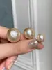 Pendientes de Perlas de Cuentas de Algodón Estilo Hepburn Estilo Mona 2025 Nuevo Estilo Caliente Pendientes de Nicho de Gama Alta Pendientes para Mujer