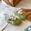 Tênis infantis color block estilo coreano, novo modelo outono 2026, tênis esportivos leves para meninos, tênis casuais para meninas