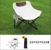 Cadeira Lunar para Exterior Cuidadosamente Selecionada Portátil Ultraleve Equipamento de Pesca Piquenique Cadeira para Pessoa Preguiçosa com Encosto Camping Cadeira Dobrável