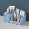 Caja de Almacenamiento para Cosméticos, Estante de Almacenamiento para Tocador, Lavabo de Baño de Escritorio de Gama Alta, Gabinete Organizador para Cuidado de la Piel, Modelo Nuevo