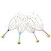 Cabeça de fio de aço esculpido polvo cabeça massageador cabeça relaxante dispositivo de massagem cerebral garra garra em estoque