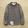Cardigan Feminino Solto Estilo Japonês Outono 2025 Estampa Floral Escovada Manga Longa Camisa Top Atacado