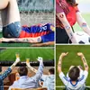 Fábrica em estoque Adesivo de Tatuagem de Futebol Copa do Mundo Jogo de Clube Festa Fãs Carnaval Adesivo Temporário para Rosto