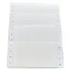 Papel para Impressão de Computador Jinmai Quádruplo Três Igual Borda Picotada