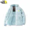 Tendencia Americana Chaqueta de Algodón con Relleno de Grafeno para Hombre Cuello Alto Engrosado Cortavientos Cálida Ropa de Algodón Ropa de Invierno para Pareja