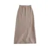 Novedades para otoño/invierno 2026: Conjunto de suéter 100% cachemira pura, conjunto de dos piezas de chaleco de punto sin mangas y falda, estilo delicado