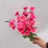 Simulação de wintersweet flor de ameixa chinesa ameixa vermelha seca wintersweet garra arranjo de flores arranjo de flores de casamento decoração decoração arranjo de flores