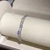 Pulsera Kardashian Cielo Estrellado con Piedras Preciosas Arcoíris, Pulsera de Estilo Lujo Ligero de Gama Alta, Joyería de Moda Estilo Dopamina Ins para Mujeres