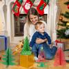 Productos Nuevos Transfronterizos Suministros de Decoración Navideña Adornos para Árbol de Navidad Adornos de Decoración para Árbol de Navidad Pequeño de Escritorio