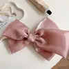 Pinza de Resorte con Lazo de Satín Color Caramelo Fresco Dulce Pinza para el Cabello Clip Superior de la Cabeza Accesorios para el Cabello