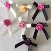 Lazo de Cinta de Satén Colorido Cinta Semi-Terminada Accesorios de Cinta Accesorios para el Cabello 7X6Cm