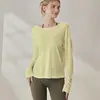 Ropa de Yoga para Mujer, Nuevo Estilo de Verano, Holgada y Casual, con Diseño de Espalda Hueca, Camiseta Cruzada Fina, Top de Manga Larga para Mujer