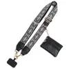 Alça de Pulso Destacável Multiuso com Bolsa Pequena Alça Diagonal para Ombro Alça de Ombro Ajustável Nova Criativa para Celular Alça Larga para Ombro