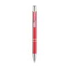 Fabricantes transfronterizos metal push aluminio bolígrafo publicidad letras impresión logo multicolor diagonal doble espiral
