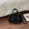 Bolso Cuadrado Rayado de Diseño Único para Mujer 2024 Nueva Moda Bolso de Hombro Sencillo Popular Bolso Cruzado para el Trabajo