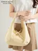 2026 Nuevo Estilo Bolso Sencillo y Ligero con Lazo para Debajo del Brazo para Mujer, Bolso de Mano y Bolso de Hombro de Nylon de Gran Capacidad Estilo Coreano