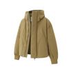 Chamarra de Invierno Blanca Disfrazada Nanxia con Cuello Ancho Alto con Capucha de Plumas para Pareja Abrigo Alto con Capucha a Juego para Hombre