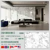 Losa de Piedra Brillante Plegada en Caliente de Foshan 1200*2700 Forma de Arco Pared de Fondo para TV y Sofá Vestíbulo Aparador Mueble de TV