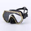 Óculos de mergulho com snorkel profissionais HD antiembaçante vidro temperado silicone macio armação grande para adulto Óculos de mergulho HD
