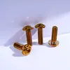 Tornillos de Titanio para Quemar Discos de Freno Eléctricos Tornillos de Disco de Freno de Disco de Motocicleta Tornillos de Enchufe Hexagonal de Flor de Ciruelo Modificados para Motocicleta Eléctrica