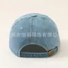 Nueva Gorra de Béisbol Lavada de Mezclilla Bordada de NYC Moda Femenina Retro Visera Curva Gorra de Pico Sombrero de Sol para Exteriores para Hombre