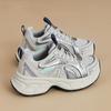 Zapatillas Torre de Suela Gruesa con Aumento para Mujer 2025 Primavera Nuevo Tenis Casual Super Fuego Malla Transpirable Running Zapatos Blancos