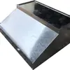 Campana Extractora de Humo de Hierro Blanco Galvanizado con Codo Engrosado, Tubería de Tres Vías, Reductor de Diámetro y Dispositivo de Retorno de Flujo para Extracción de Humo y Recolección de Polvo en Restaurantes