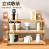 Suporte de Armazenamento de Mesa Suporte para Copos Bancada de Mesa de Jantar Estação de Trabalho Copo de Água Xícara de Café Conjunto de Chá Mesa Porta-Copos Pequeno