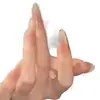 [Agua Pura] Huan Huan Ganlu Templo Hecho a Mano Hua Fei Molde Cara Usando Armadura Piezas de Uñas Acabadas Blanco Natural