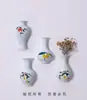 Vaso Boca Pequena Cerâmica Azul e Branco Porcelana Garrafa Mini Hidropônico Retrô Inserção de Flor Pendurar na Parede Inserção Ornamento Cerimônia do Chá Vaso para Flor Pequeno