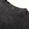 Camiseta de Algodão Puro Manga Curta Feminina Verão Novo Retrô Americano Desgastado Lavado Estilo Preguiçoso Solta Versátil Top Estampado