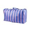 Bolsa de Viagem Portátil Espessa de Grande Capacidade Saco de Mudança Saco de Viagem para Envio de Colchas Roupas Bolsa Saco para Armazenamento de Diversos Saco Trançado de Pele de Cobra
