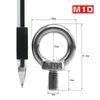Porca com olhal em aço inoxidável 304, tipo parafuso com olhal circular, porca de alta resistência M3 4 5 6 810 apertada manualmente