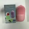 Dispositivo de Limpieza Facial de Hielo de Silicona, Masajeador de Bolas de Hielo Facial, Compresa de Hielo para la Cara, Rodillo de Masaje Facial de Hielo, Bola de Hielo en Cápsula