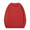 Sudadera Logo Personalizado Cuello Redondo Hombros Descubiertos Felpa Camisa Cultural Estampada Forro Polar Otoño e Invierno Manga Larga Uniforme de Clase Camisa Publicitaria Bordar