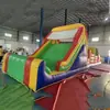 Nueva entrada de barrera inflable grande para terreno castillo inflable tobogán parque infantil Entrada Grande combinación trampolín