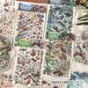 Infeel.Me Minha Casinha Série 8 Adesivos de Cenário 2.5D DIY Adesivos de Material de Cena para Journal