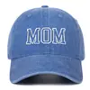 Boné de Baseball Bordado com Letra Mini para Novo Pai e Mãe Transfronteiriço Amazon Protetor Solar para Exterior Boné de Aba para Família