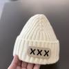 Sombreros de Otoño e Invierno para Bebé, Sombreros de Lana Cálidos con Protección para las Orejas para Bebé, Sombreros Tejidos para la Cabeza para Niñas con Chupón Lindo Estilo Coreano para Hombre y Mujer