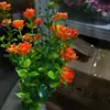 Amazon Transfronterizo Halloween Enredadera de Flores Artificiales Eucalipto Hoja Persa Decoración de Fiesta Flor de Camelia