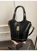 Bolso de Cubo de Mano de Estilo Nicho Transfronterizo para Mujer 2025 Nuevo Casual Versátil para Viajar al Trabajo Bolso de Hombro Cruzado