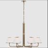Candelabro transfronterizo para estilo country americano retro antiguo todo cobre sala de estar comedor hotel