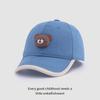 Sombrero de Bebé Otoño e Invierno Gorro de Bebé Osito Niños y Niñas Gorra de Béisbol de Bebé Niños Primavera y Otoño 2024 Nuevo