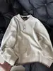 Camiseta de Manga Larga Tejida con Cuello Henley Cosida a Mano Estilo Old Money, Sudadera de Invierno Relajada, Camiseta Básica Retro Americana para Llevar Debajo