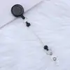 Hebilla de Tirón Fácil con Cuentas para Manualidades Color Transparente Llavero de Insignia con Cuentas Etiquetado de Tarjeta de Trabajo con Insignia de Cuentas Hebilla de Tirón Fácil